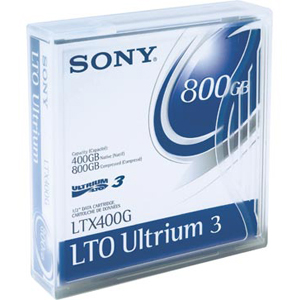 LTX400GWWW-BC | Sony LTX400GWWW LTO Ultrium 3 Barcoded Data Cartridge - LTO Ultrium LTO-3 - 400GB (Native) / 800GB (Compressed)