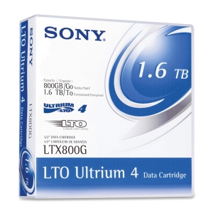 LTX800G | Sony LTO Ultrium 4 Tape Cartridge - LTO Ultrium LTO-4 - 800GB (Native) / 1.6TB (Compressed) - 1 Pack