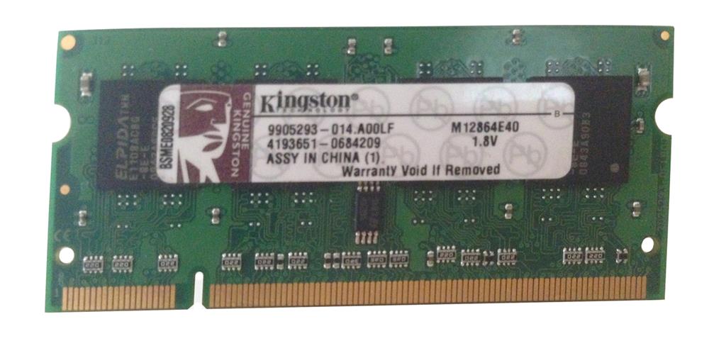 M12864E40-DDC | Kingston 1GB Memory Module Panasonic Cf 30 Tough Book