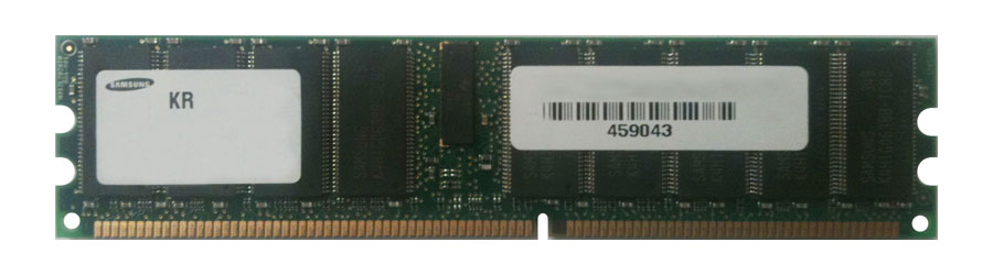 M312L2923BG0-CCC | Samsung 1GB DDR-400MHz PC3200 ECC Registered CL3 184-Pin DIMM Memory Module