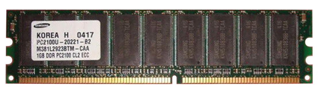 M381L2923BTM-CAA | Samsung 1GB DDR ECC PC-2100 266Mhz Memory
