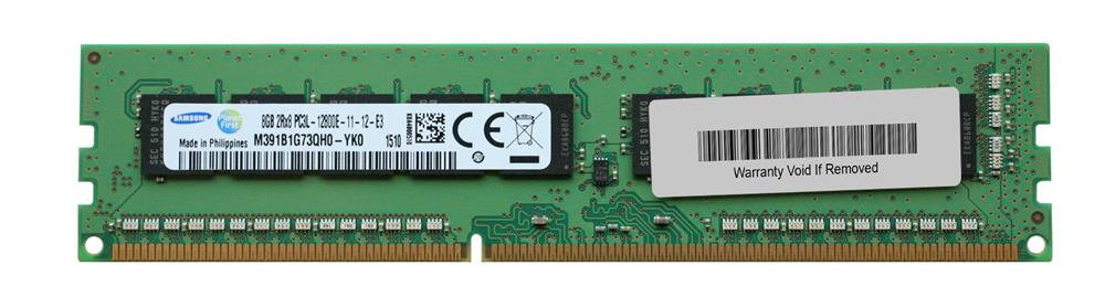M391B1G73QHO-YKO | Samsung 8GB DDR3 ECC PC3-12800 1600Mhz 2Rx8 Memory