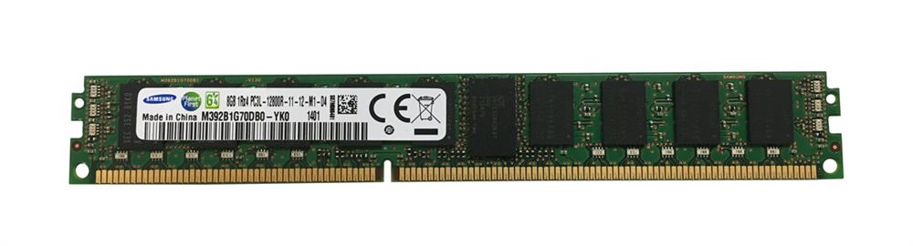 M392B1G73BH0-YK0 | Samsung 8GB DDR3 Registered ECC PC3-12800 1600Mhz 2Rx8 Memory