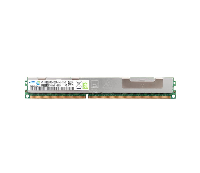M392B2G70BM0-CK008 | Samsung 16GB DDR3-1600MHz PC3-12800 ECC Registered CL11 240-Pin DIMM Very Low Profile (VLP) Dual Rank Memory Module