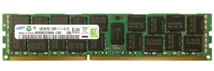M393B2G70BH0-CK0Q9 | Samsung 16GB (1X16GB) 1600MHz PC3-12800R ECC Registered CL11 Dual Rank X4 1.5V DDR3 SDRAM 240-Pin DIMM Server Memory Module