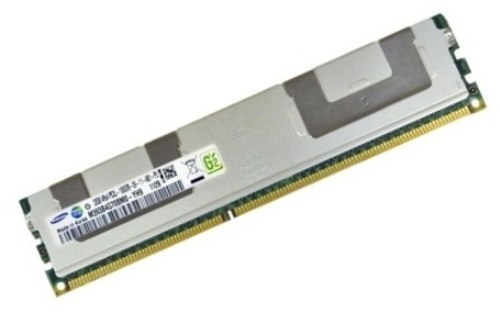 M393B2K70CM0-YF8 | Samsung 16GB (1X16GB) PC3-8500R 1066MHz 1.35V Quad Rank X4 ECC Registered CL7 DDR3 SDRAM 240-Pin RDIMM Memory Module for Server