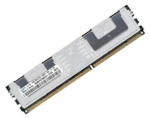 M395T5750EZ4-CE65 | Samsung 2GB 667MHz PC2-5300 CL5 ECC Fully Buffered 2RX4 DDR2 SDRAM 240-Pin RDIMM Memory Module