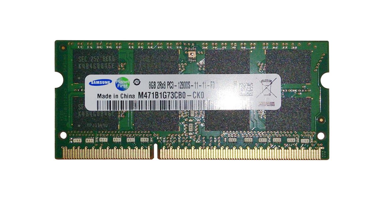 M471B1G73CB0-CK0 | Samsung 8GB DDR3 SoDimm Non ECC PC3-12800 1600Mhz 2Rx8 Memory