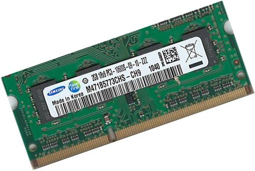 M471B5773CHS-CH9 | Samsung 2GB 1333MHz PC3-10600 Unbuffered non-ECC 1.5V Single Rank DDR3 SDRAM 204-Pin SoDIMM Samsung Memory Module