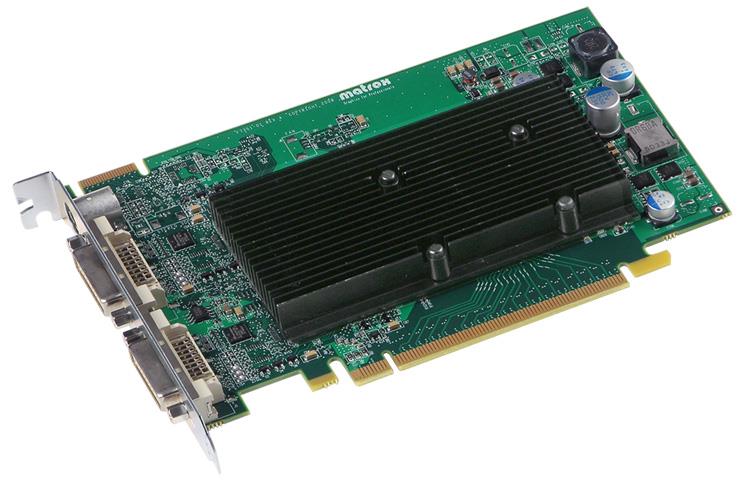 M9120-E512F | Matrox M9120 Dualhead PCI-Express X16 512MB DDR2 SDRAM Graphics Card