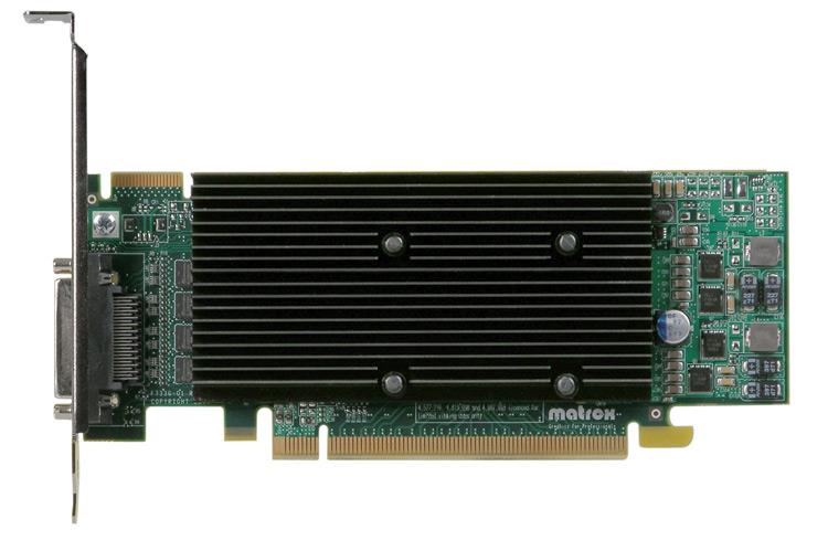 M9140E512LAF | Matrox Graphics Matrox M9140 512MB GDDR2 PCI Express x16 4x DVI Low Profile Workstation Video Graphics Card