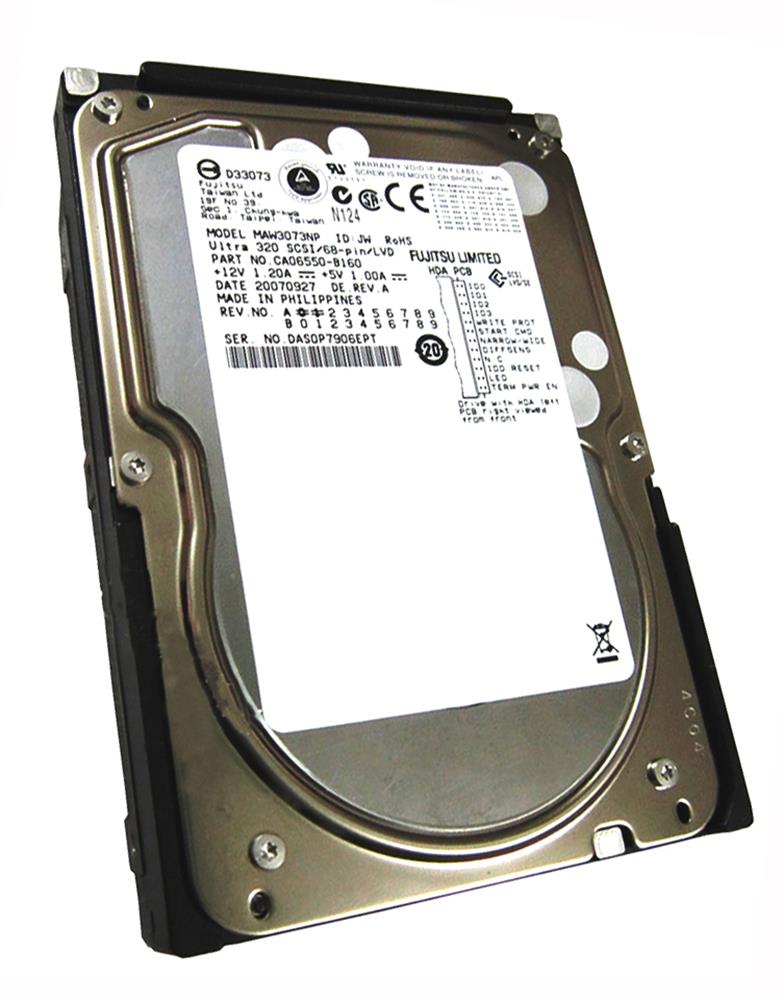 MAP3735NP | Fujitsu 73GB 10000RPM Ultra 320 SCSI 3.5 8MB Cache Enterprise Hard Drive