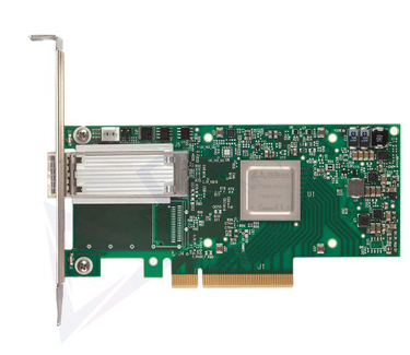 MCX413A-BCAT | Mellanox ConnectX-4 EN Network Interface Card, 40GBE Single Port QSFP28, PCI-E 3.0 X8, RoHS R6
