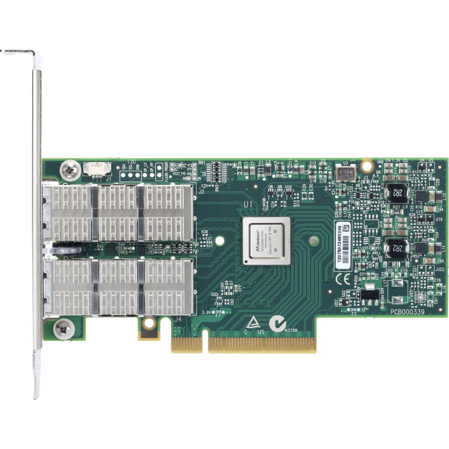 MCX415A-BCAT | Mellanox ConnectX-4 40 Gigabit Ethernet Card PCI Express 3.0 X16 1 Port (S) Optical Fibre Card 40GBE Single Port QSFP28 PCI-E