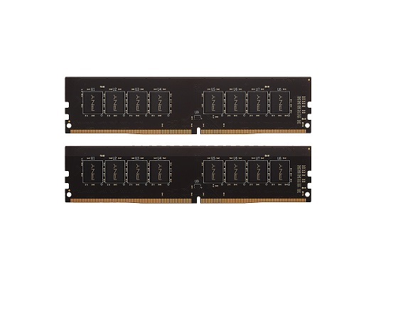 MD8GK2D42133NHS | PNY 8GB Kit (2 X 4GB) PC4-17000 DDR4-2133MHz non-ECC Unbuffered CL15 288-Pin DIMM 1.2V Single Rank Memory