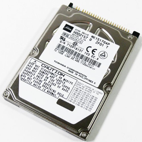 MK1517GAP | Toshiba  15 GB 2.5 Plug-in Module Hard Drive - IDE Ultra ATA/100 (ATA-6) - 4200 rpm - 2 MB Buffer