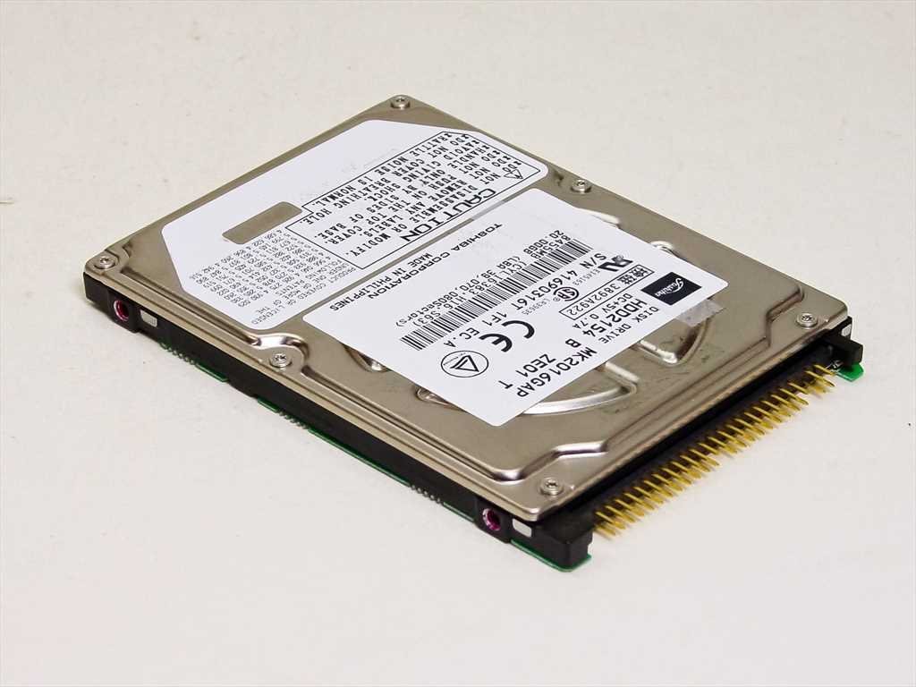 MK2016GAP | Toshiba  20 GB 2.5 Plug-in Module Hard Drive - 1 Pack - IDE Ultra ATA/66 (ATA-5) - 4200 rpm - 1 MB Buffer