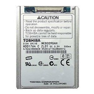 MK8009GAH | Toshiba 80GB 4200RPM 2MB Cache ATA/IDE-100 ZIF Connector 1.8-inch 8MM Notebook Hard Drive