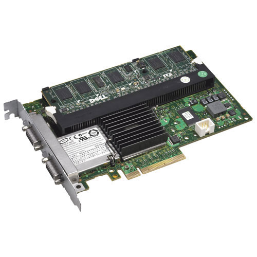 MP969 | Dell Perc 6/e PCI-E SAS RAID Controller with 512MB Cache