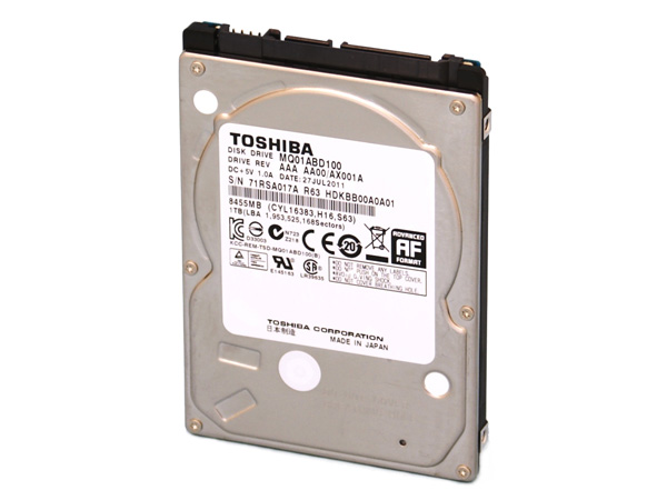 MQ01ABD100 | Toshiba 1TB 5400RPM 8MB Cache 2.5-inch SATA 3Gb/s Notebook Hard Drive