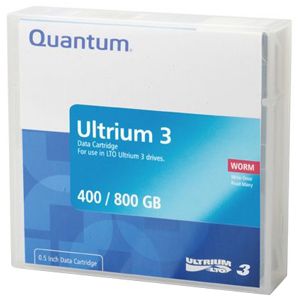 MR-L3MQN-02 | Quantum LTO Ultrium 3 WORM Tape Cartridge - LTO Ultrium LTO-3 - 400GB (Native) / 800GB (Compressed)