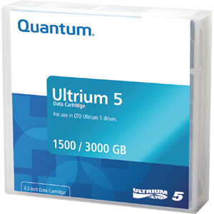 MR-L5MQN-05 | Quantum LTO Ultrium 5 Data Cartridge - LTO Ultrium - LTO-5 - 1.50 TB (Native) / 3 TB (Compressed) - 5 Pack