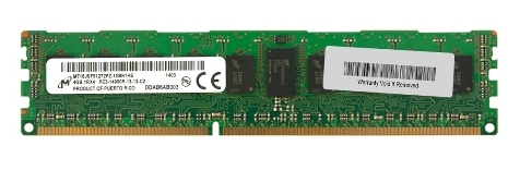 MT18KSF1G72AZ-1G6E1 | Micron 8GB (1X8GB)1600MHz PC3-12800 CL11 ECC Registered Dual Rank DDR3 SDRAM 240-Pin DIMM Memory Module