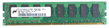 MT18KSF51272PDZ-1G4D1 | Micron 4GB (1X4GB)1333MHz PC3-10600 240-Pin CL9 Dual Rank DDR3 Fully Buffered ECC Registered SDRAM DIMM Memory for Server