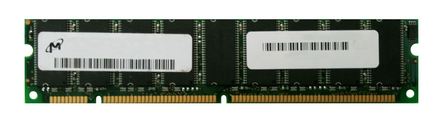 MT18LSDT1672AG-10CB7 | Micron 128MB 100MHz PC100 ECC Unbuffered CL2 168-Pin DIMM 3.3V Memory Module