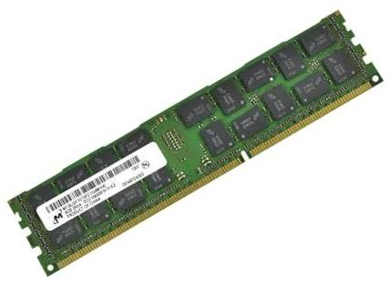 MT36JSF1G72PZ-1G4M1F | Micron MMT36JSF1G72PZ-1G4M1F 8GB (1X8GB) 1333MHz PC3-10600 CL9 ECC Registered Dual Rank DDR3 SDRAM DIMM 240-Pin Memory
