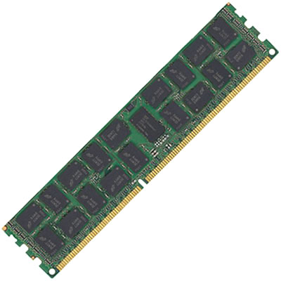 MT36JSF2G72PZ-1G6D1HF | Micron 16GB 1600MHz PC3-12800 CL11 ECC Registered Dual Rank DDR3 SDRAM 240-Pin DIMM Memory for Server