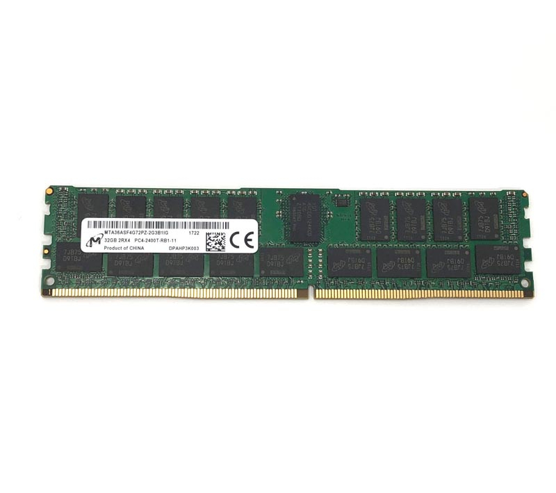MTA36ASF4G72PZ-2G3B1IK | Micron 32GB DDR4-2400MHz PC4-19200 ECC Registered CL17 288-Pin DIMM 1.2V Dual Rank Memory Module