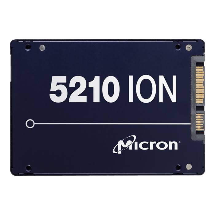 MTFDDAK1T9QDE-2AV1ZA | Micron 5210 ION Series 1.92TB SATA 6Gb/s 2.5-inch 3D QLC NAND 7MM Enterprise Solid State Drive