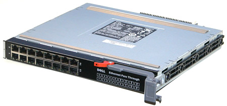 MU981 | Dell PowerEdge M1000E 16-Port Ethernet Pass-thru Module