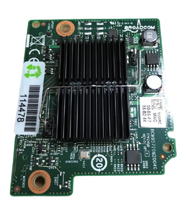 MW9RC | Dell Broadcom 5720 QP Network Adapter PCI Express Gigabit Ethernet X 4 Blade NIC