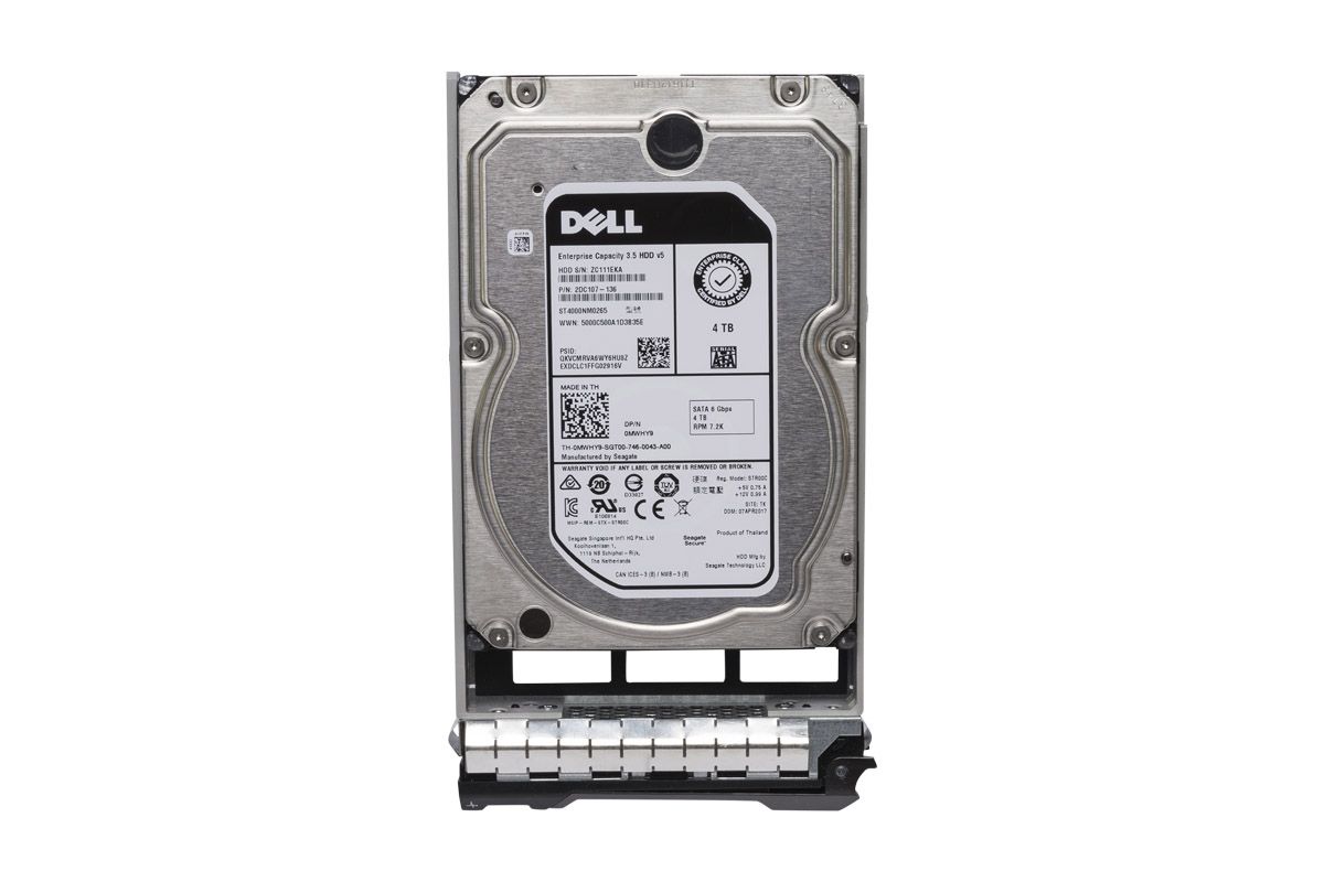 MWHY9 | Dell 4TB 7200RPM SATA 6Gb/s 512N 3.5-inch Internal Hard Drive for 13 Gen. PowerEdge Server
