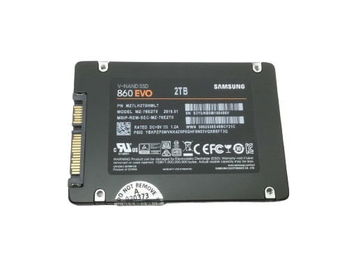 MZ-76E2T0 | Samsung 860 EVO 2TB Multi-Level Cell SATA 6Gb/s 2GB Cache 2.5-inch Solid State Drive