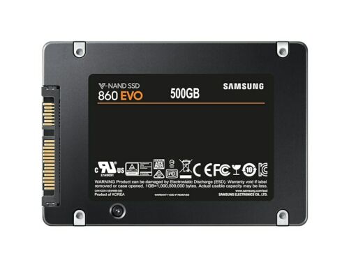 MZ-76E500B/AM | Samsung 860 EVO 500GB 2.5 Inch SATA III Internal SSD