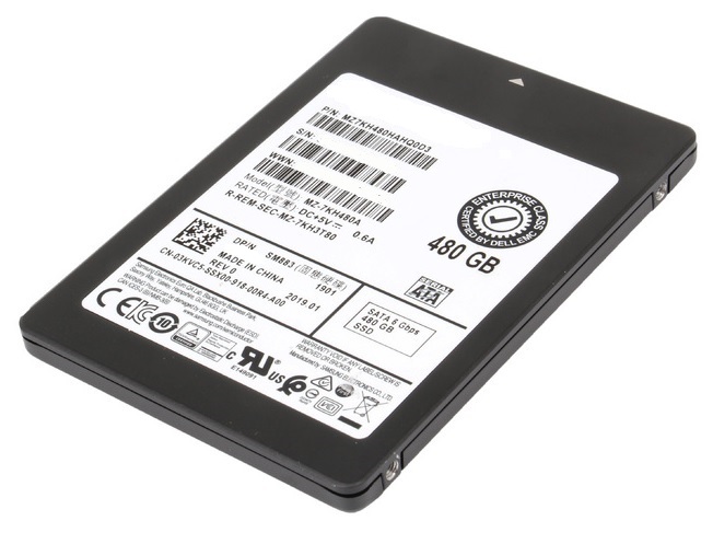 MZ-7KH480A | Samsung SM883 Series 480GB SATA 6Gb/s 2.5-inch Mixed-use TLC Enterprise Solid State Drive