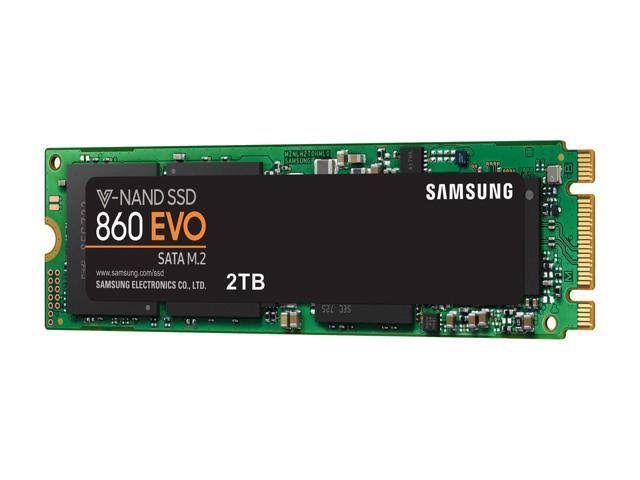 MZ-N6E2T0BW | Samsung 860 EVO 2TB M.2CARD 2280 SATA 6Gb/s 3D MLC V-NAND Technology Internal Solid State Drive