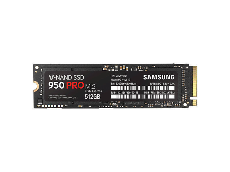 MZ-V5P000BW | Samsung 950 PRO 256GB NVMe M.2 PCI-Express 3 Internal Solid State Drive V-NAND