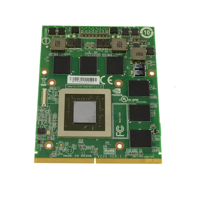 N11E-GS-A1 | Dell GeForce GTX 460M 1.5GB GDDR5 256-bit MXM Mobile Graphics Card