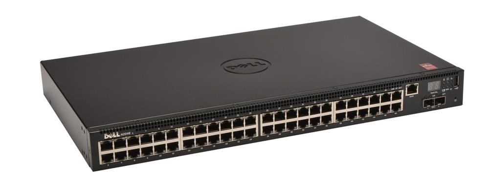 N2048 | Dell PowerConnect 48-Port 10/100/1000-Base-T and 2 X 10Gigabit SFP+ Layer-2 Gigabit Switch