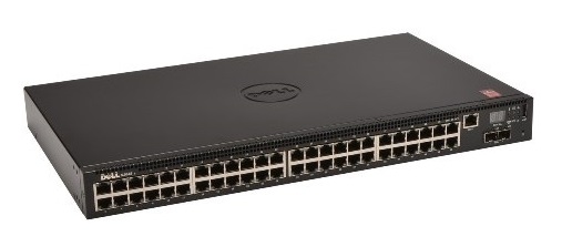 N2048P | Dell PowerConnect 48-Port 10/100/1000-Base-T and 2 X 10 GbE SFP+ PoE Layer 3 Switch