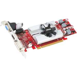 N220GT-MD1GD3/LP | MSI Nvidia GeForce GT220 1GB DDR3 VGA/ DVI/ HDMI Low-Profile PCI Express Video Graphics Card