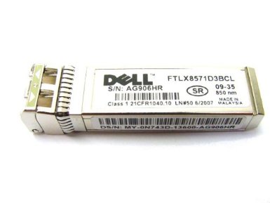 N743D | Dell Networking Transceiver SFP+ 10GbE SR 850NM Wavelength 300M RCH