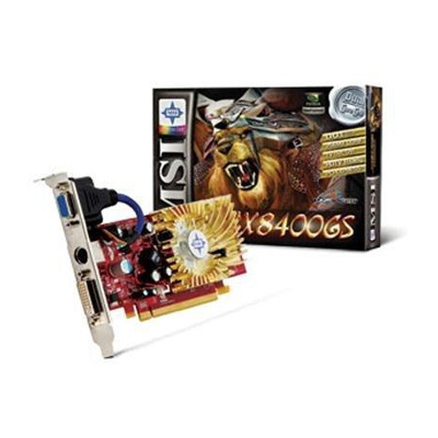 N8400GS-TD256H | MSI Nvidia GeForce 8400GS Silent 256MB DVI/HDCP PCI-Express Video Graphics Card