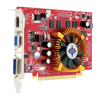 N9400GT-MD512 | MSI GeForce 9400 GT 512MB 128-Bit GDDR2 PCI Express 2 x16 DVI/ HDMI/ D-Sub HDCP Ready Video Graphics Card