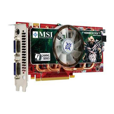 N9800GT-T2D1G-OC | MSI Nvidia GeForce 9800 GT 1GB DDR3 256-Bit PCI Express 2.0 x16 Video Graphics Card