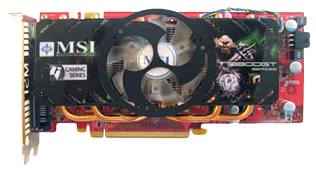 N9800GT-T2D512 | MSI GeForce 9800GT 512MB DDR3 256-Bit PCI Express x16 2 Dual DVI VGA TV Out Video Graphics Card
